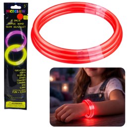 Potrójna Bransoletka Fluorescencyjna Świecąca W Ciemności Neon Stick LEAN TOYS
