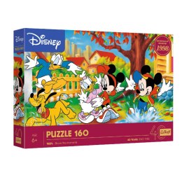 Puzzle - 160 - Zabawa w kałużach - Disney - Myszka Miki - Trefl 40055 Trefl Puzzle
