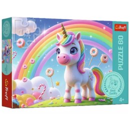 Puzzle - 60 - Cukierkowy świat - Trefl 17416 Trefl Puzzle