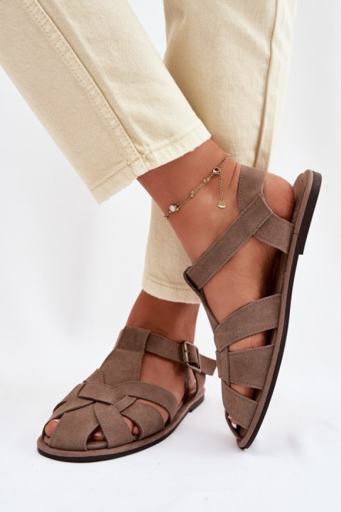 Sandały Model Big Star TT274250 Beige - Step in style Step in style