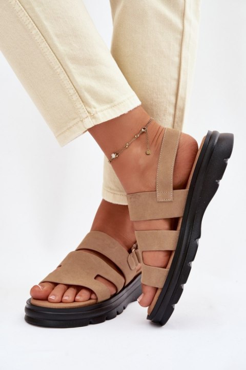 Sandały Model Big Star TT274482 Beige - Step in style Step in style