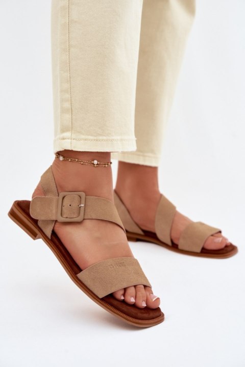 Sandały Model Big Star TT274491 Beige - Step in style Step in style