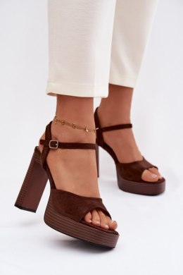 Sandały Model Gralisse P-1497 Czekolada - Step in style Step in style