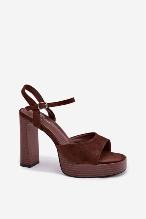 Sandały Model Gralisse P-1497 Czekolada - Step in style Step in style