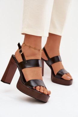 Sandały Model Hanelia P-1496 Black - Step in style Step in style