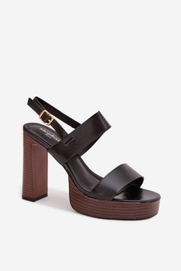 Sandały Model Hanelia P-1496 Black - Step in style Step in style