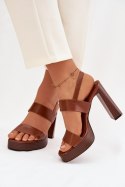 Sandały Model Hanelia P-1496 Camel - Step in style Step in style