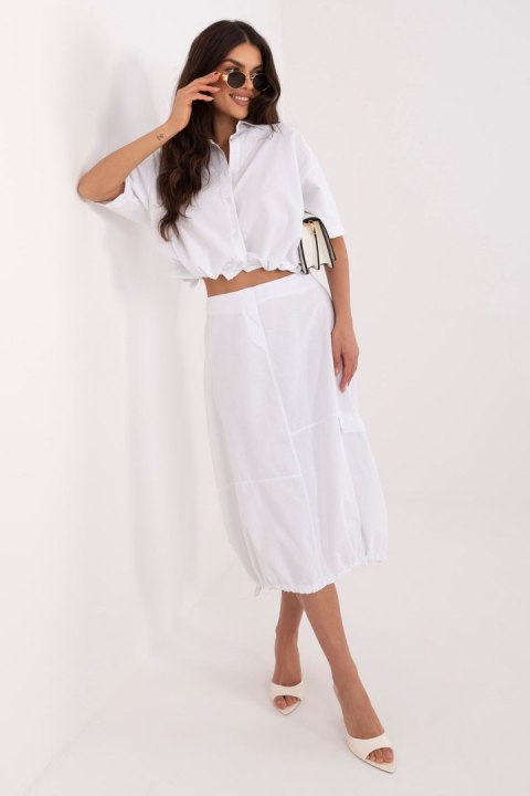 Spódnica Model IT-SD-FL10158.94 White - Rue Paris Rue Paris