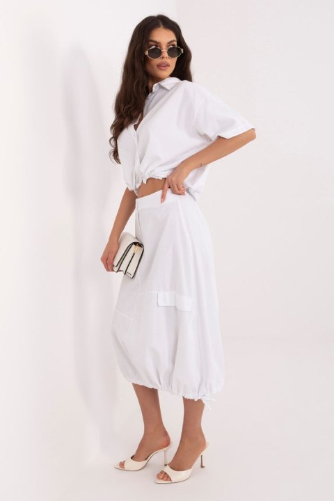 Spódnica Model IT-SD-FL10158.94 White - Rue Paris Rue Paris