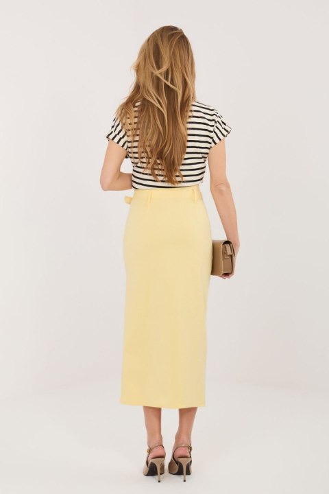Spódnica Model IT-SD-FL7393-1.16 Light Yellow - Rue Paris Rue Paris