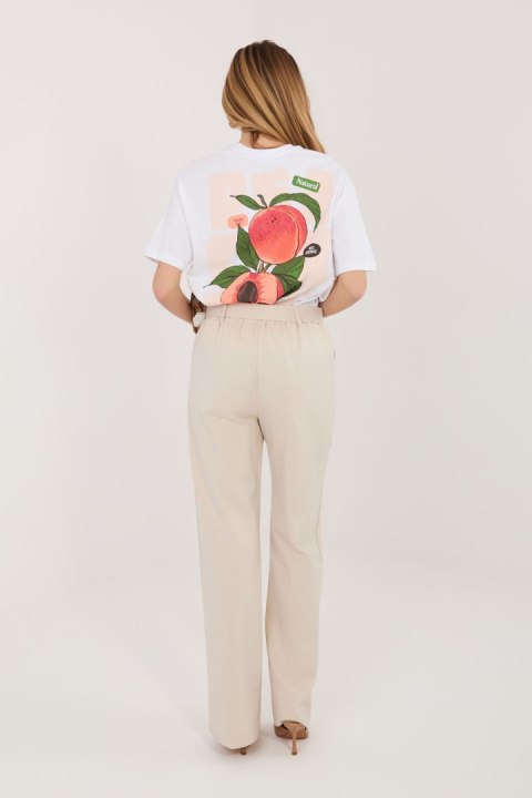 Spodnie Damskie Model IT-SP-FL8252-1.90 Light Beige - Rue Paris Rue Paris