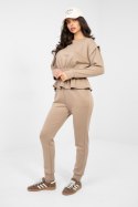 Spodnie Komplet Model IT-KMPL-22239.03 Dark Beige - Rue Paris Rue Paris