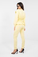 Spodnie Komplet Model IT-KMPL-22239.95 Light Yellow - Rue Paris Rue Paris