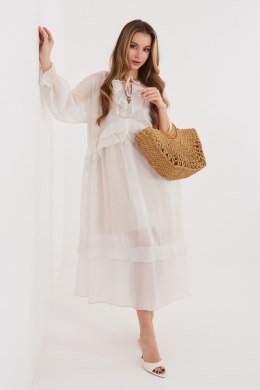 Sukienka Model IT-SK-51600.19 Light Beige - Italy Moda Italy Moda