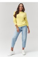Sweter Damski Model C40 Yellow - Makadamia Makadamia