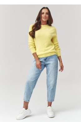 Sweter Damski Model C40 Yellow - Makadamia Makadamia