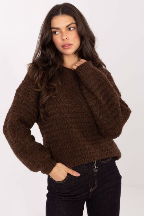 Sweter Damski Model MI-SW-1028.22 brown - Italy Moda Italy Moda