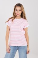 Tshirt Damski Model RV-TS-A1125.85 White/Pink - Relevance Relevance