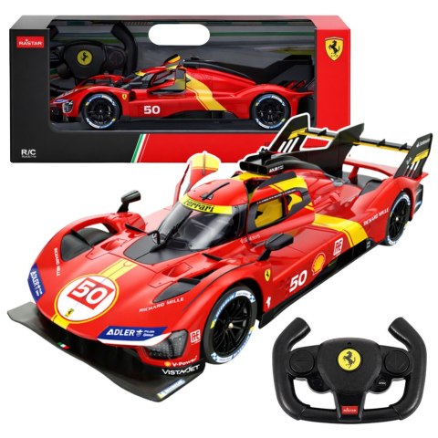 Auto Ferrari 499P Samochód Zdalnie Sterowany RC Czerwone Rastar 1:24 Rastar