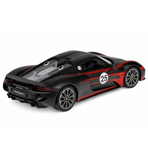 Auto Porsche 918 Spyder Performance Zdalnie Sterowane RC Czarne Rastar 1:14 Rastar
