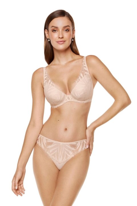 Biustonosz push up Biustonosz Push-up Model Eclipse B1 Beige - Gorteks Gorteks