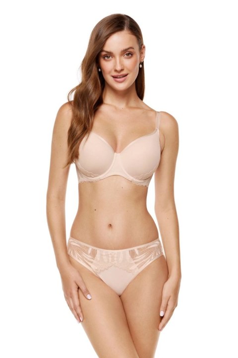 Biustonosz push up Biustonosz Usztywniany Model Eclipse Full Cup B5 Beige - Gorteks Gorteks
