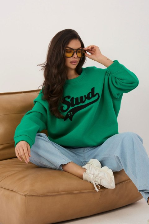 Bluza Damska Model RV-BL-A1080.47 Dark Green - Rue Paris Rue Paris