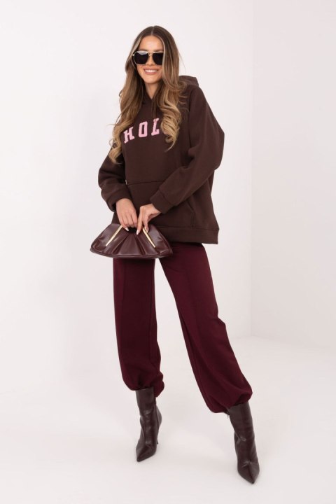 Bluza Damska Model RV-BL-A1082.24 Dark Brown - Rue Paris Rue Paris