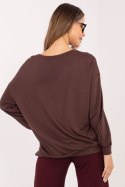 Bluza Damska Model RV-BL-A1218.11P Dark Brown - Rue Paris Rue Paris