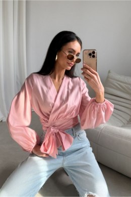 Bluzka Model Nerina ROZ BLU0236 Pink - Roco Fashion Roco Fashion