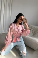 Bluzka Model Nerina ROZ BLU0236 Pink - Roco Fashion Roco Fashion