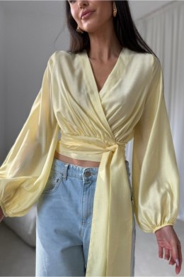 Bluzka Model Nerina ZOL BLU0236 Yellow - Roco Fashion Roco Fashion