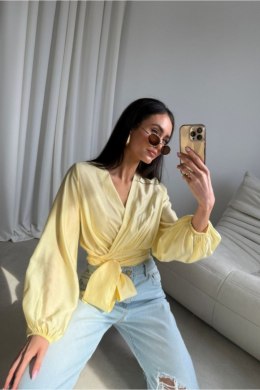 Bluzka Model Nerina ZOL BLU0236 Yellow - Roco Fashion Roco Fashion