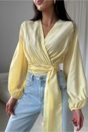 Bluzka Model Nerina ZOL BLU0236 Yellow - Roco Fashion Roco Fashion