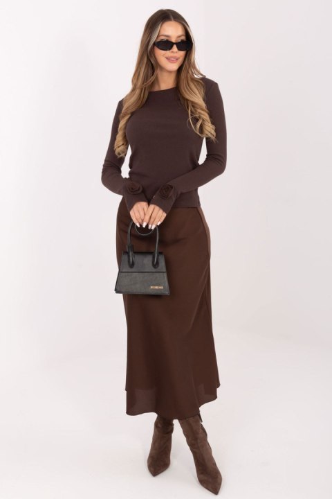 Bluzka Model RV-BZ-A1198.89 Dark Brown - Rue Paris Rue Paris
