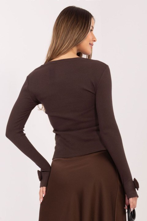 Bluzka Model RV-BZ-A1198.89 Dark Brown - Rue Paris Rue Paris