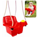 Huśtawka Kubełkowa Czerwona Dla Dzieci 5237 Dorex