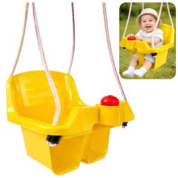 Huśtawka Kubełkowa Żółta Dla Dzieci 5237 Dorex