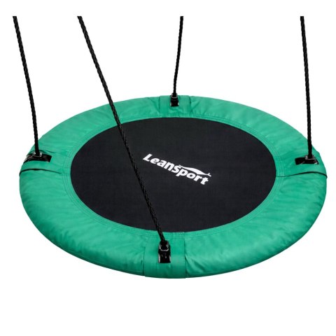 Huśtawka Ogrodowa Bocianie Gniazdo Siedzisko 2w1 Stelaż Biały 210x170 cm LEAN Sport