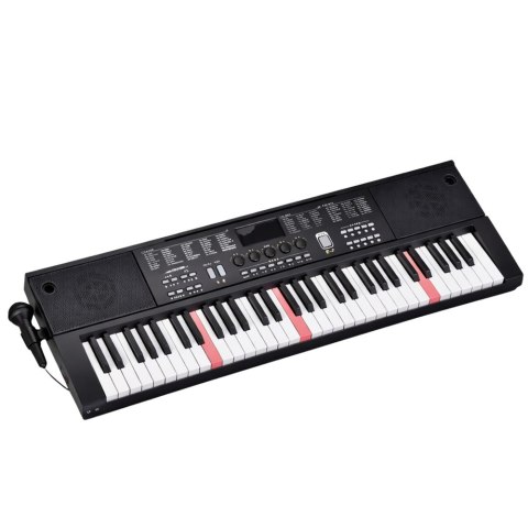 Keyboard Pianinko Elektryczne Z Mikrofonem 200 Brzmień 61 Klawiszy 78cm LEAN Toys