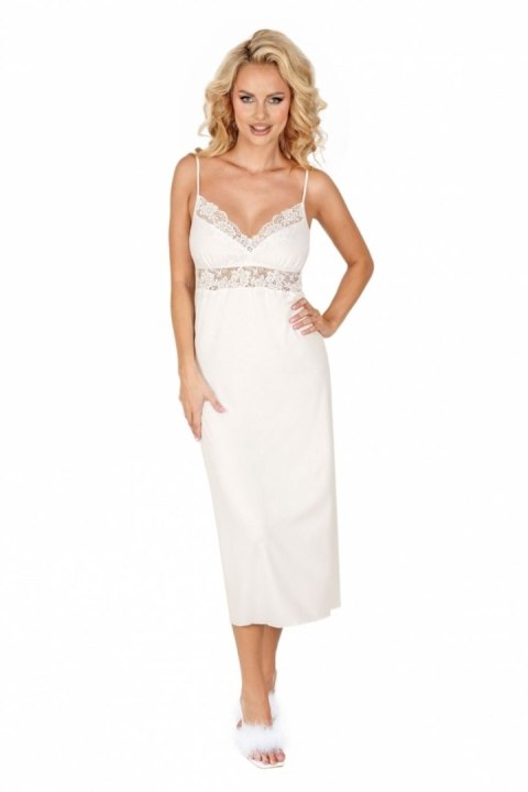 Koszulka nocna Koszula Nocna Model Jasmine Long Cream - Donna Donna