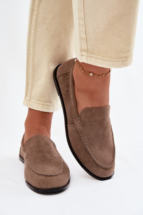 Mokasyny Model Big Star TT274207 Beige - Step in style Step in style