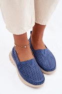 Mokasyny Model Sergio Leone MK099H Blue - Step in style Step in style