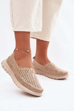 Mokasyny Model Sergio Leone MK099H Gold - Step in style Step in style