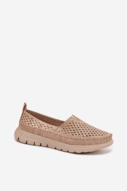 Mokasyny Model Sergio Leone MK099H Gold - Step in style Step in style