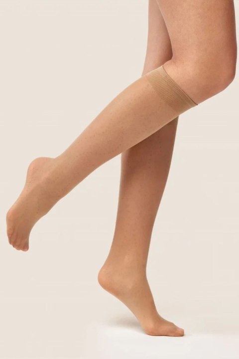 Podkolanówki Model Agna 1247 Beige - Gabriella Gabriella