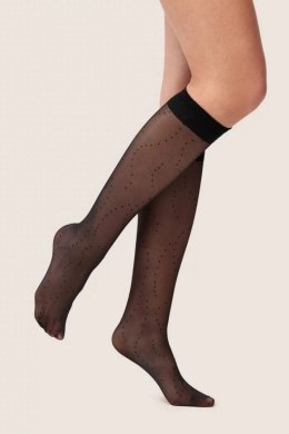 Podkolanówki Model Agna 1247 Nero - Gabriella Gabriella
