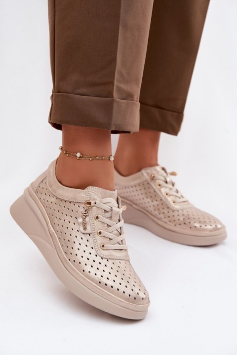 Półbuty Model Vinceza 79603 Gold - Step in style Step in style