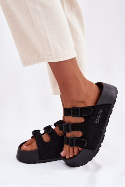 Sandał Klapki Model Big Star TT274531 Black - Step in style Step in style