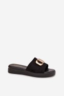 Sandał Klapki Model Elmera ML532 Black - Step in style Step in style